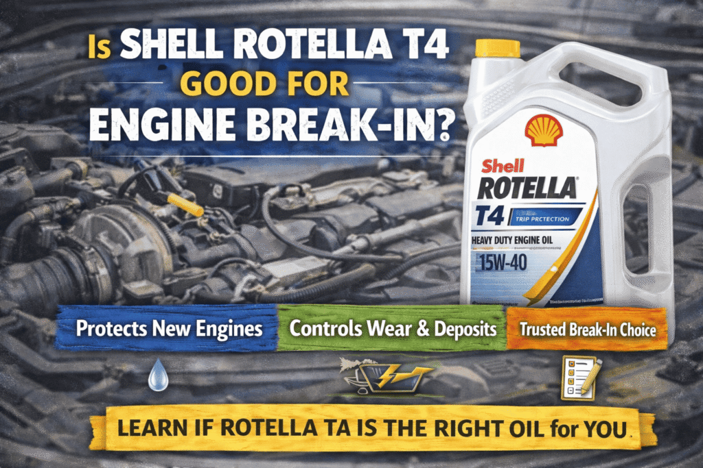 Is Shell Rotella T4 good for engine break‑in