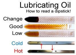 oil dipstick reading unclear