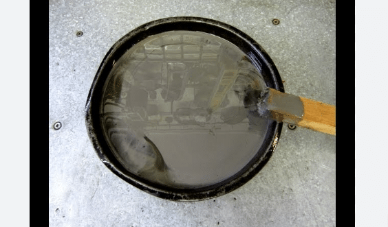 Gray Engine Oil Color